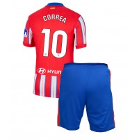 Atletico Madrid Angel Correa #10 Hjemmebanesæt Børn 2024-25 Kortærmet (+ Korte bukser)